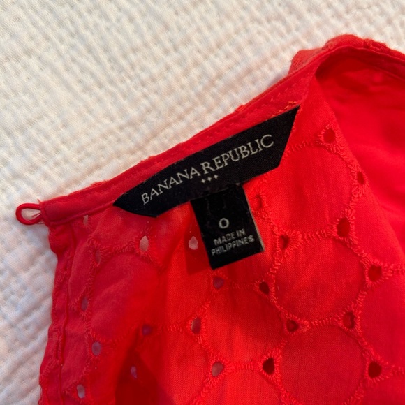 Banana Republic deep salmon romper - Picture 3 of 3